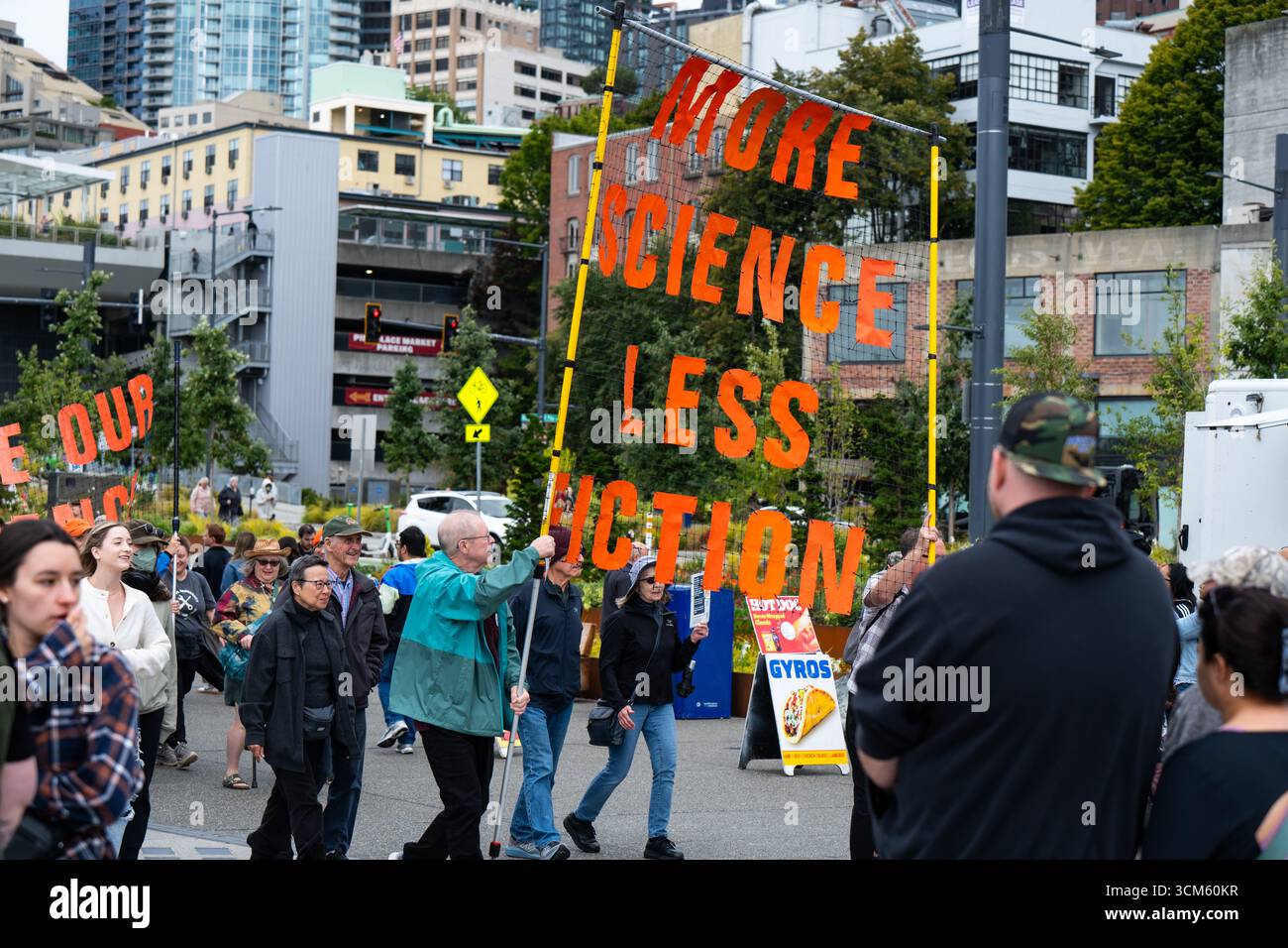 Seattle, USA. 14th Sep 2025. 1:00pm The stand up for truth, our health ...
