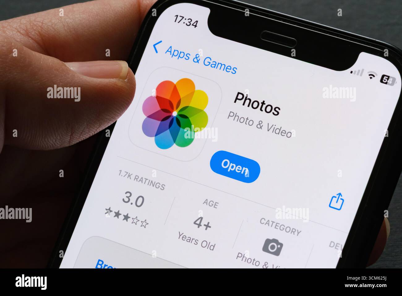Photos app Stock Photo
