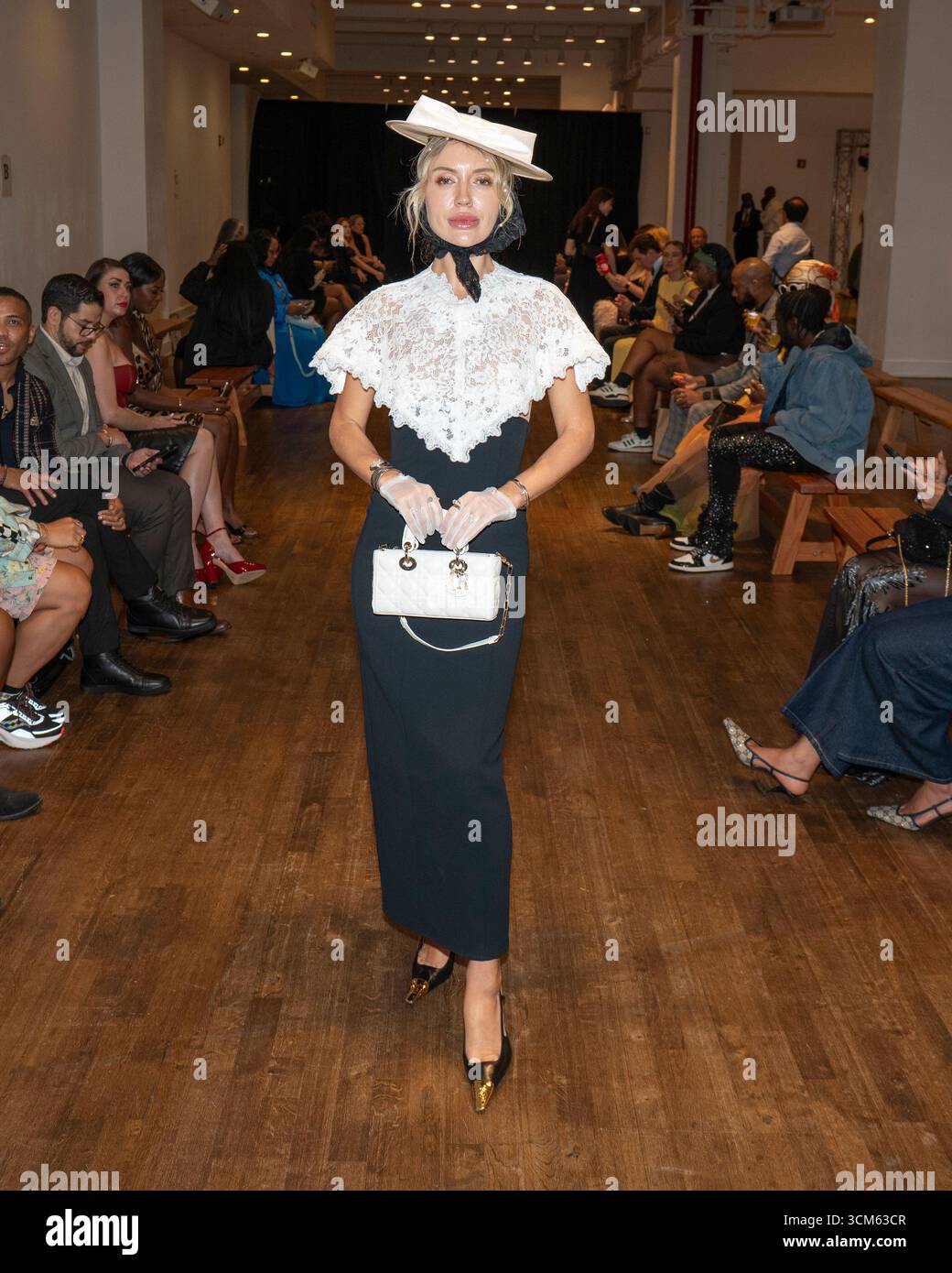 Pavillian Rous Tatiana D Rodionova attends Negris Lebrum SS26 NYFW Front Row at ...