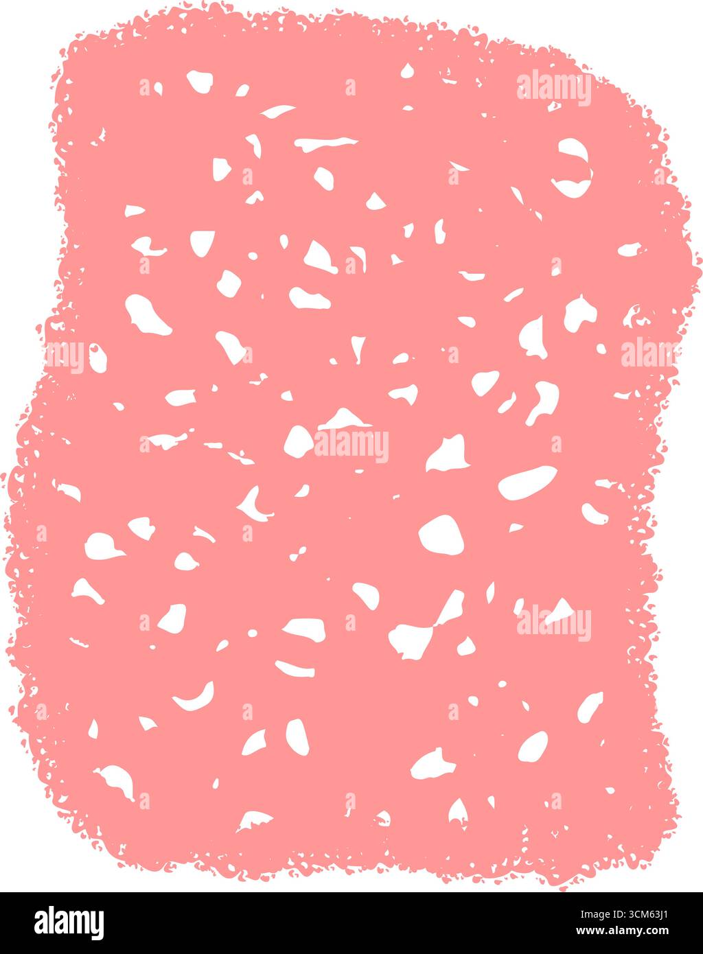 Crayon Squiggle Rectangle Patch Frame Sketch Stock Vector