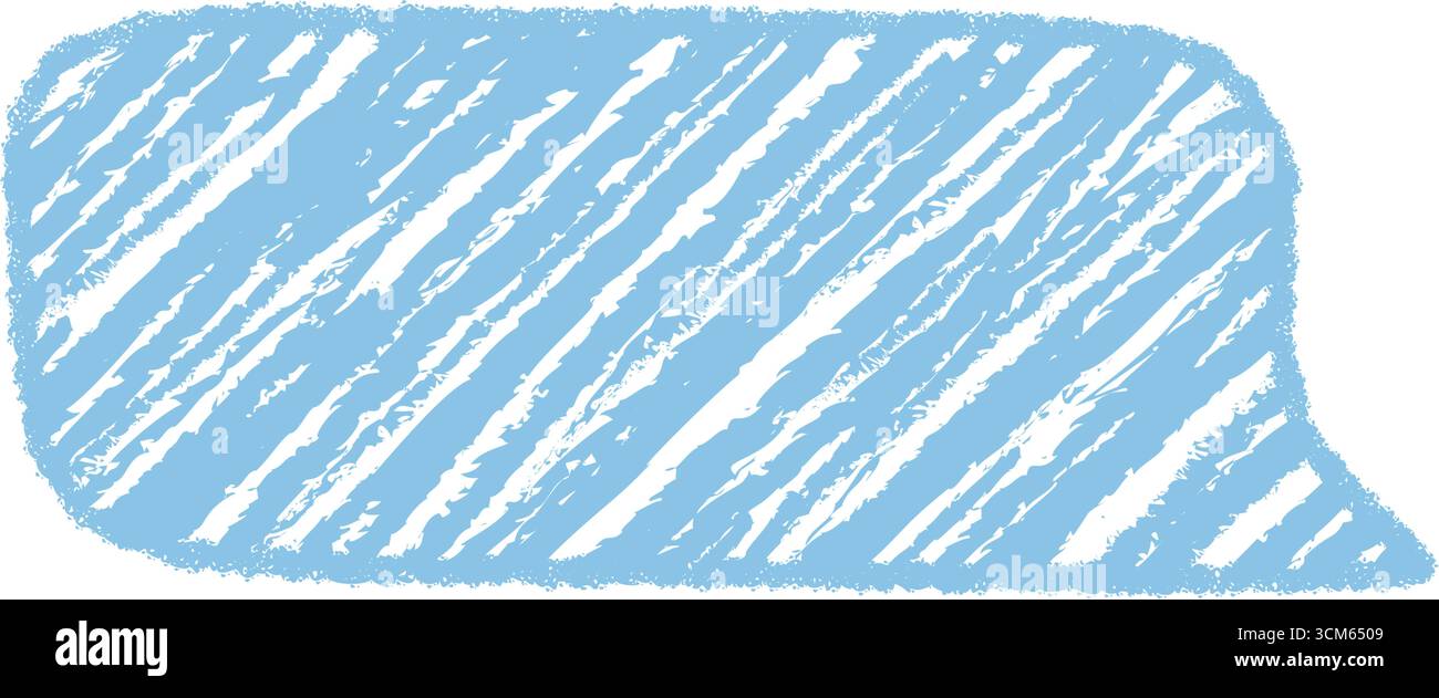 Organic Chalk Talk Bubble Sketch Banner Stock Vector