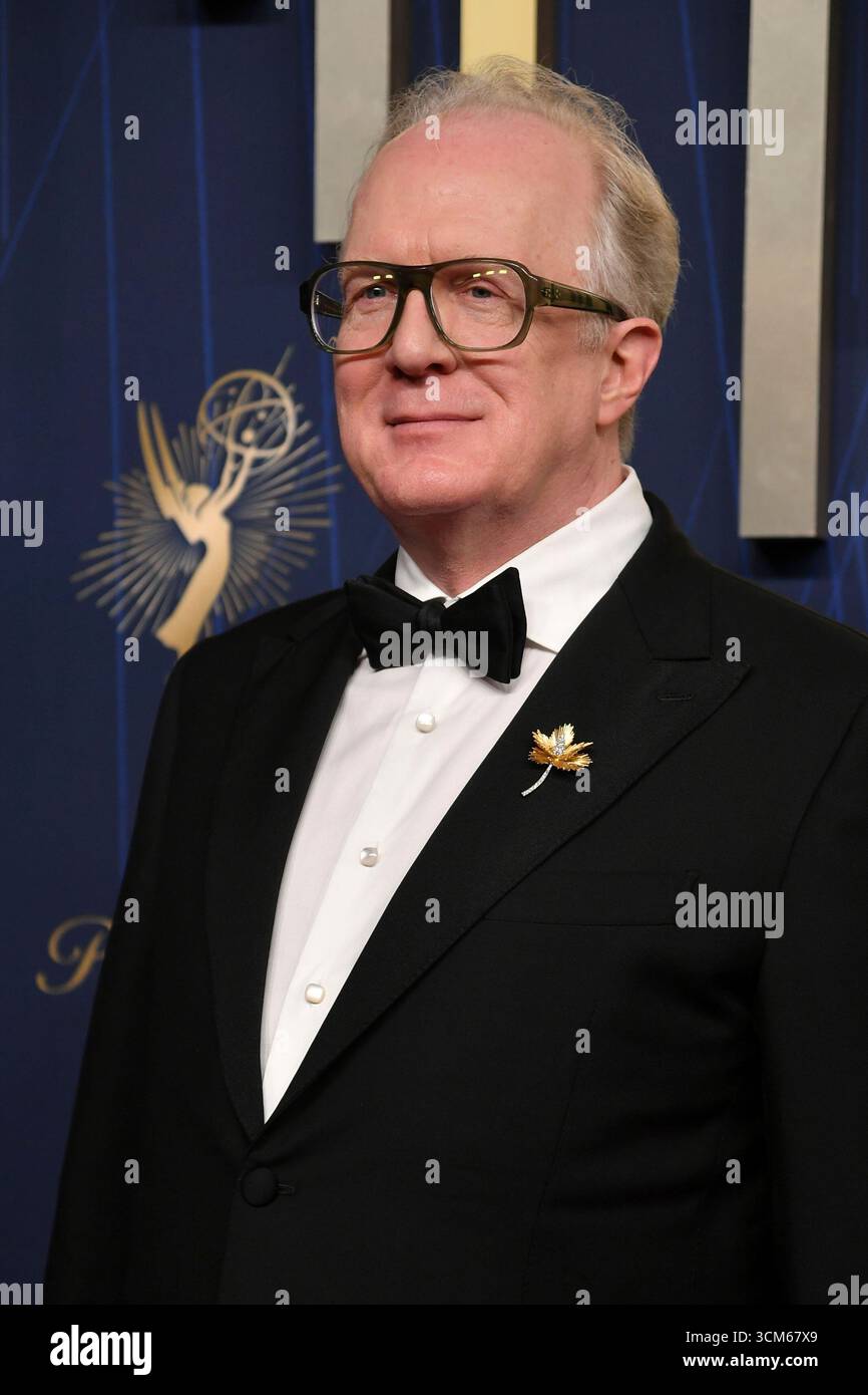 Stacy Letts Tracy Letts arrives at the 77th Primetime Emmy Awards on Sunday, Sept ...