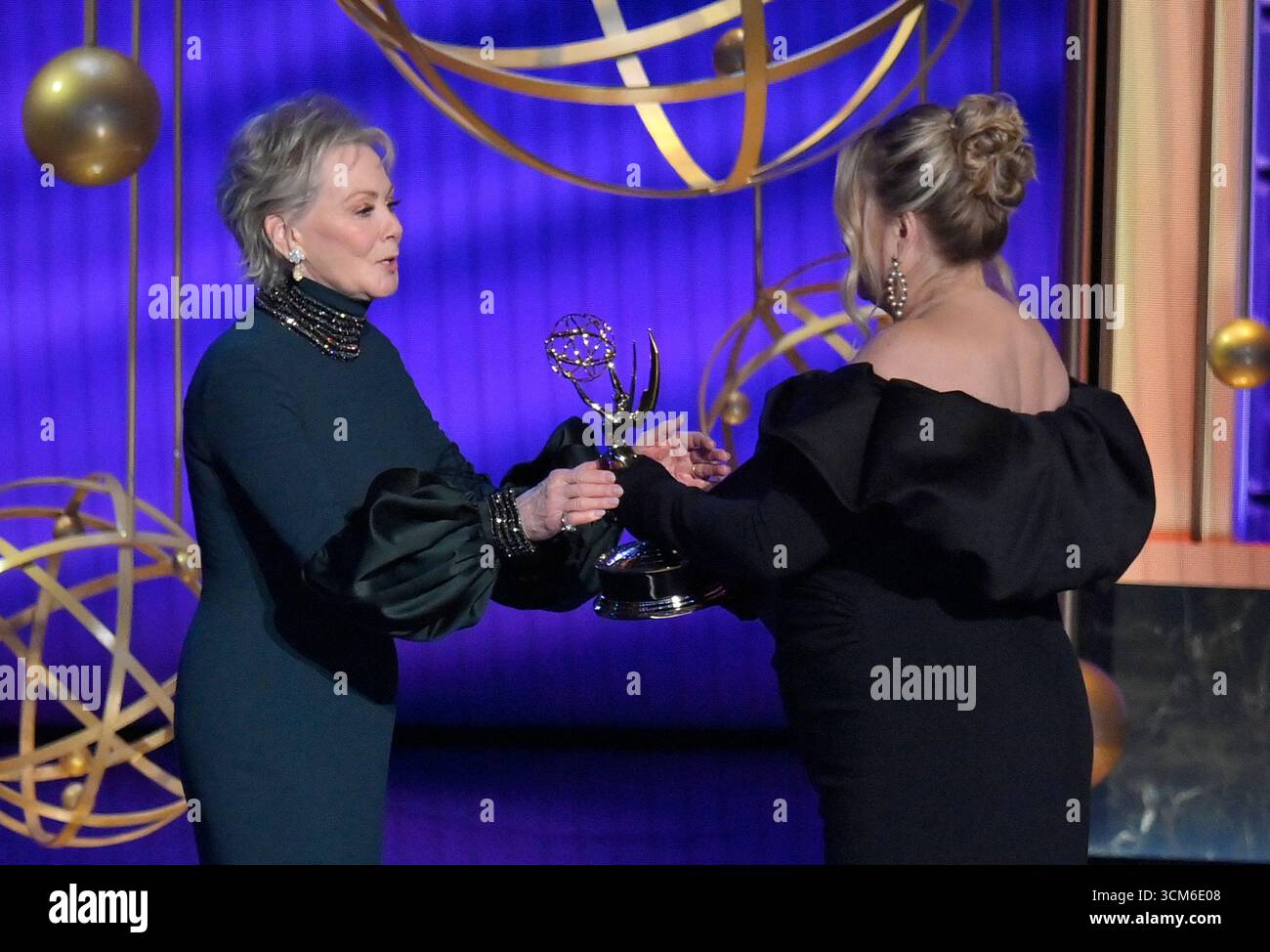 Actress Jean Smart accepts the award for Outstanding Lead Actress in a ...