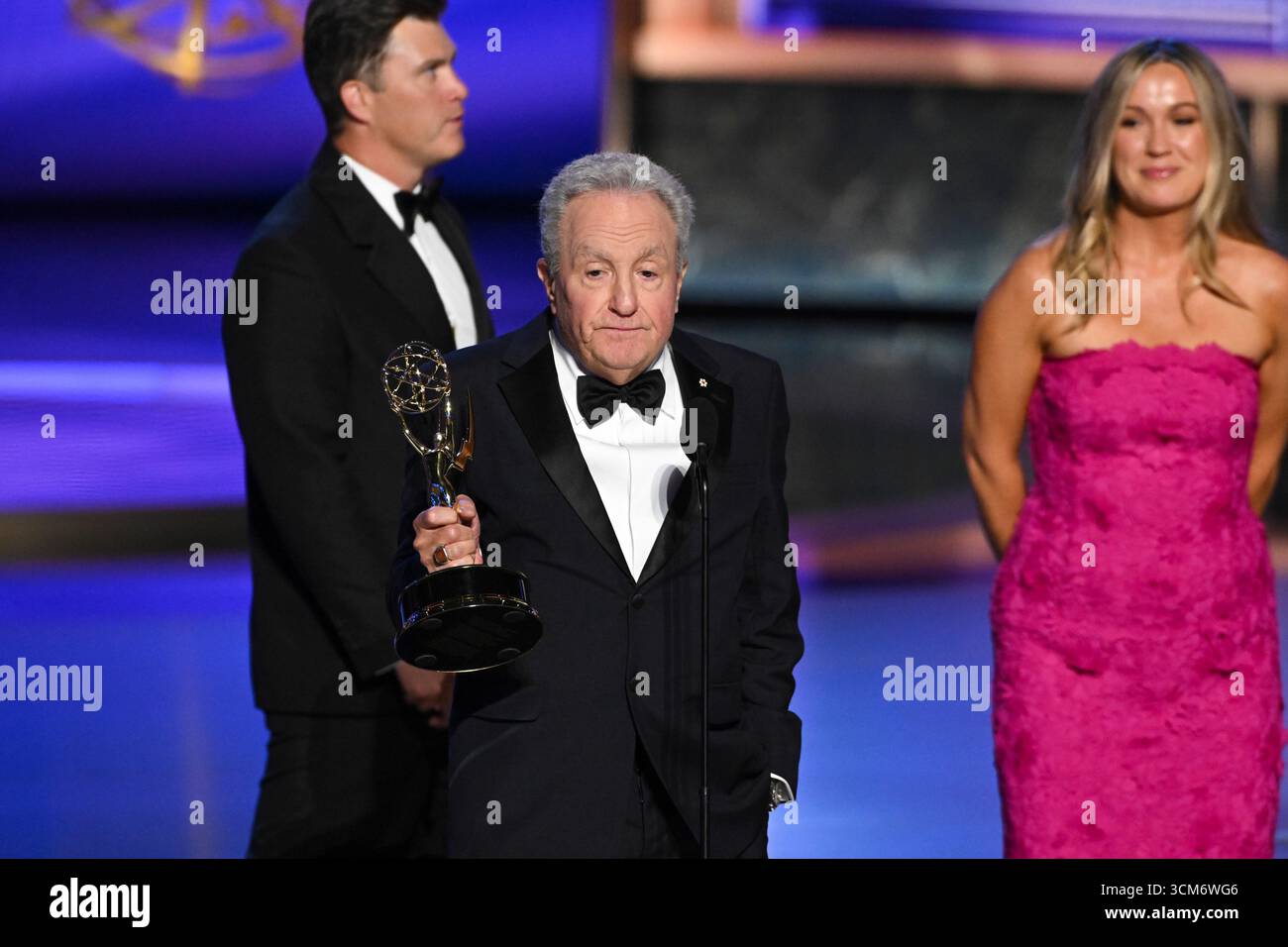 Lorne Michaels accepts the Outstanding Variety Special (Live) Emmy for