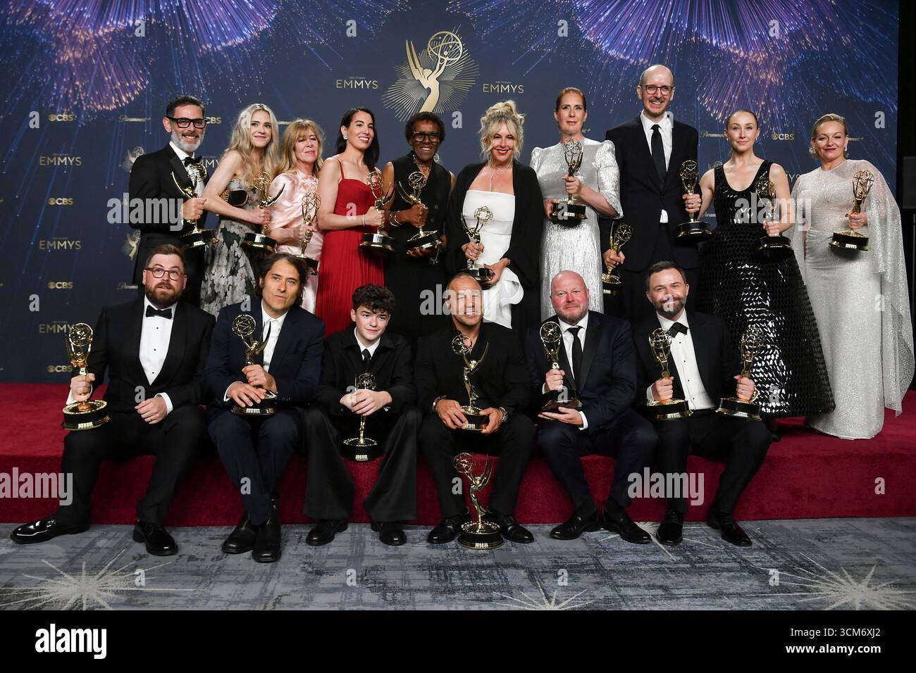 The team from "Adolescence," winners of the award for outstanding