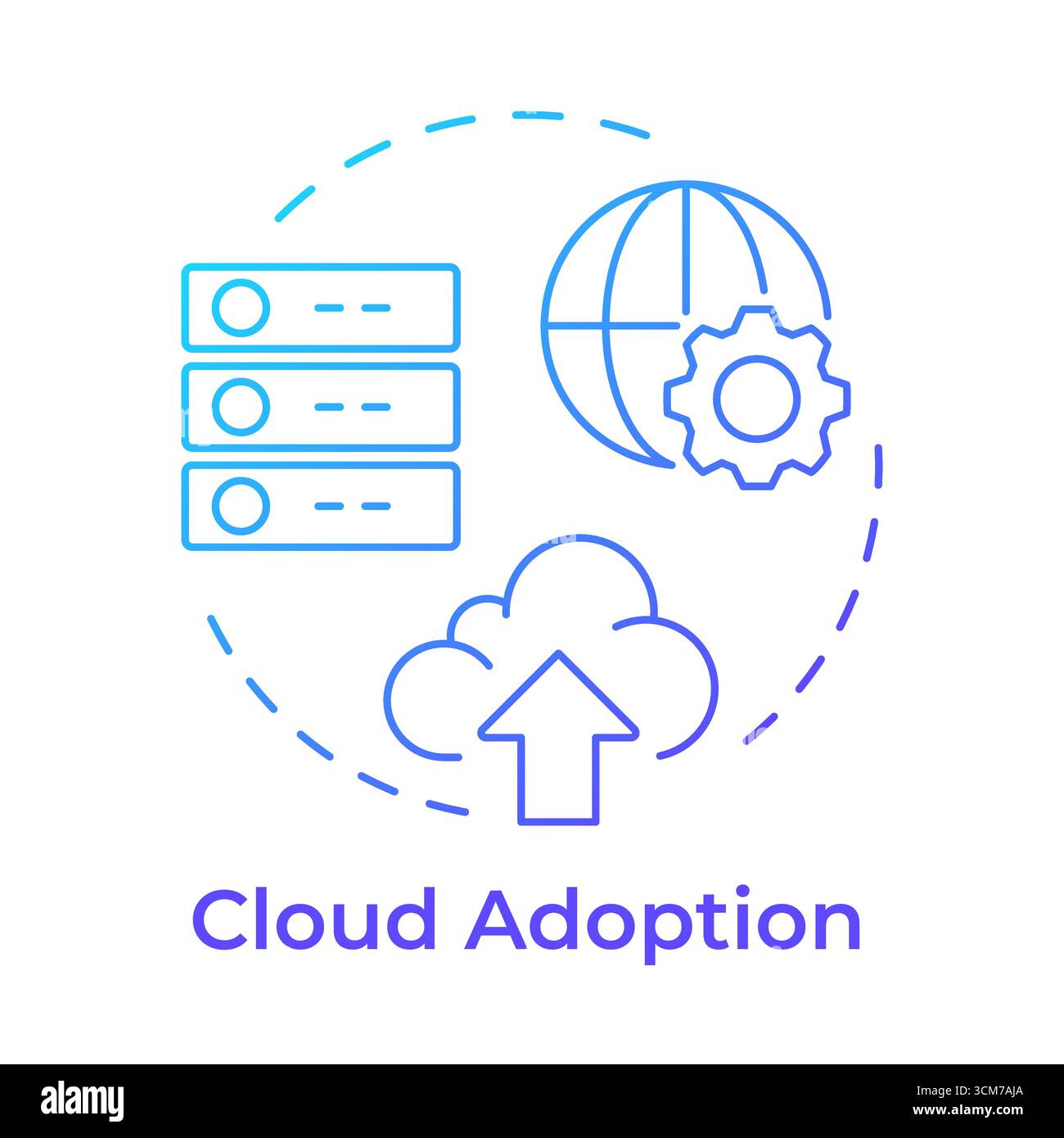 Digital image blue cloud Stock Vector Images - Alamy
