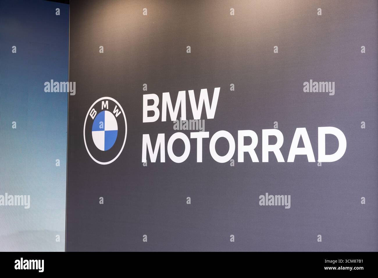 Bmw motorbike logo hi-res stock photography and images - Alamy, image size:1300x957