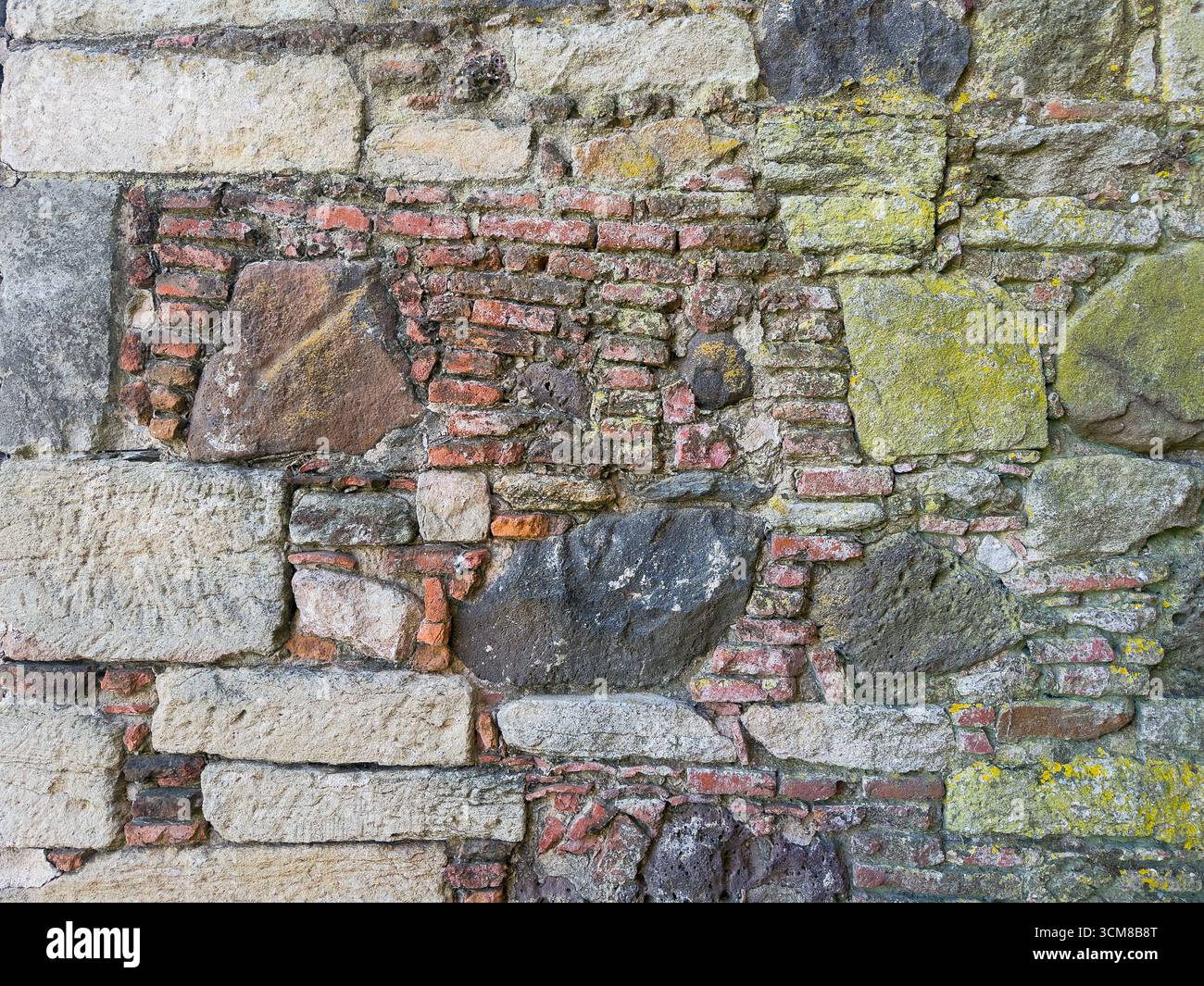Mortar With Rocks Rustic stone wall with multicolored natural rocks and mortar Stock ...