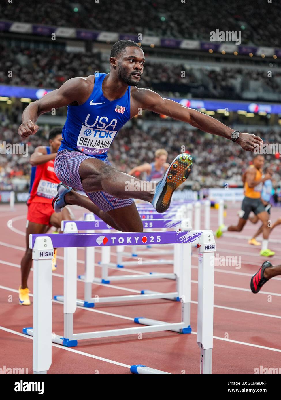 TOKYO, JAPAN SEPTEMBER 15 Rai Benjamin of United States competing