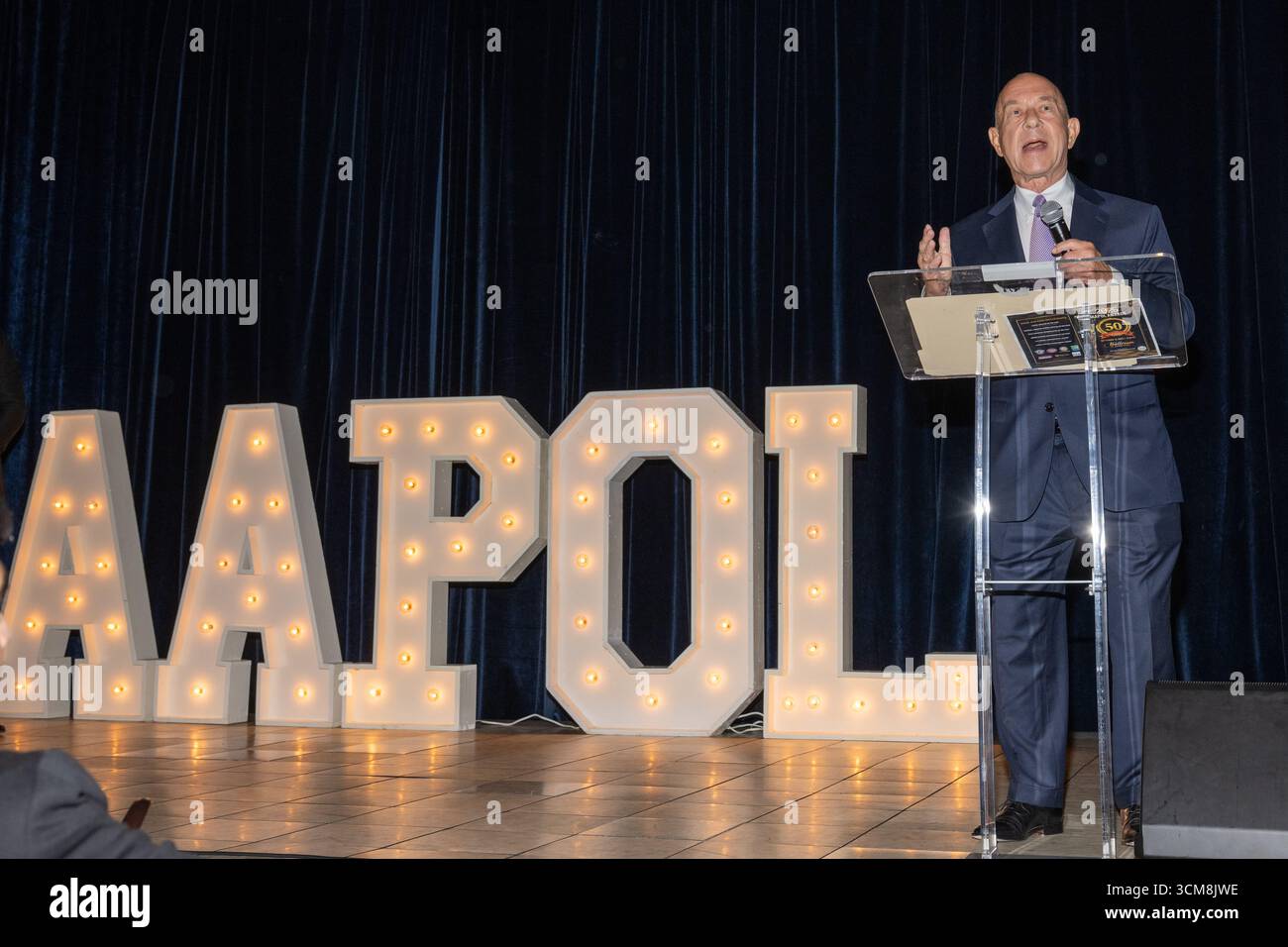 Houston, USA. 13th Sep, 2025. Mayor of Houston John Whitmire speaks on ...