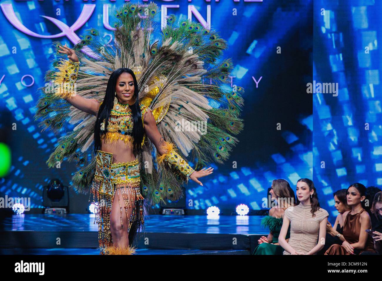 Pageant Rounds Leeann Nicole Seda, contestant from Puerto Rico seen in a national ...