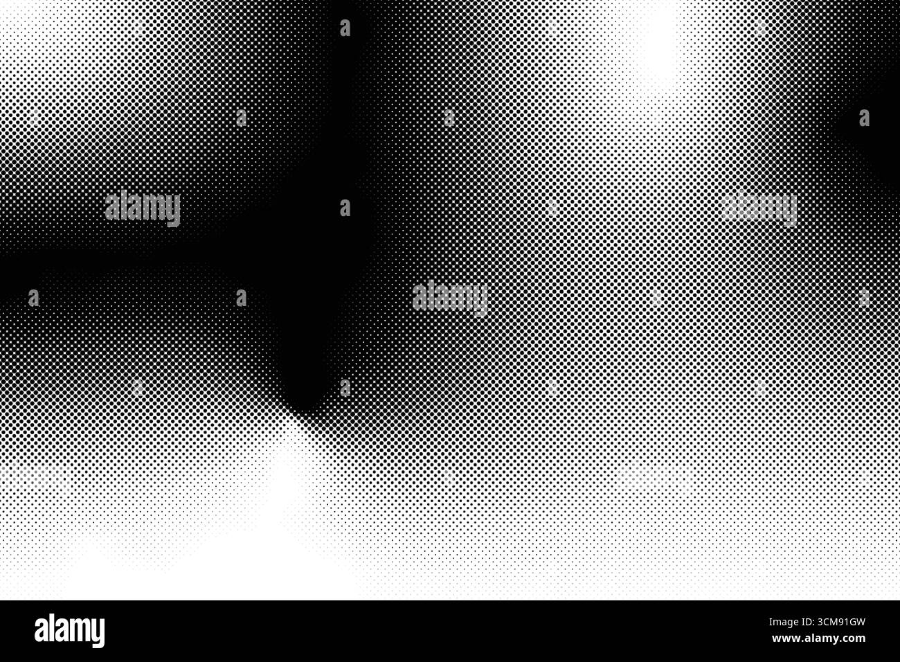 Abstract black and white halftone gradient background image Stock Vector