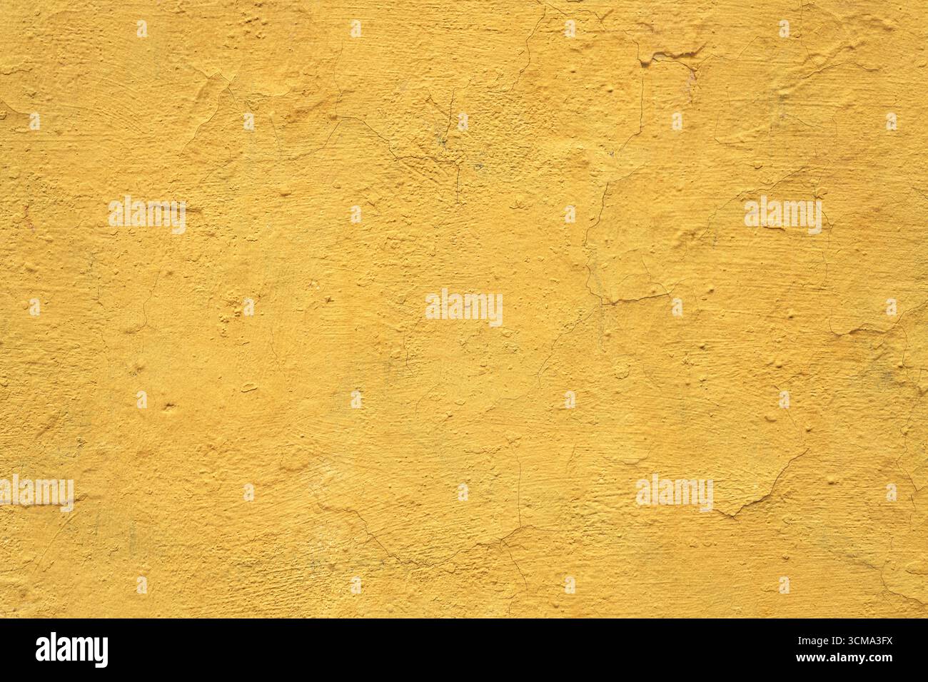 Yellow grunge wall. High resolution vintage background. Stock Photo