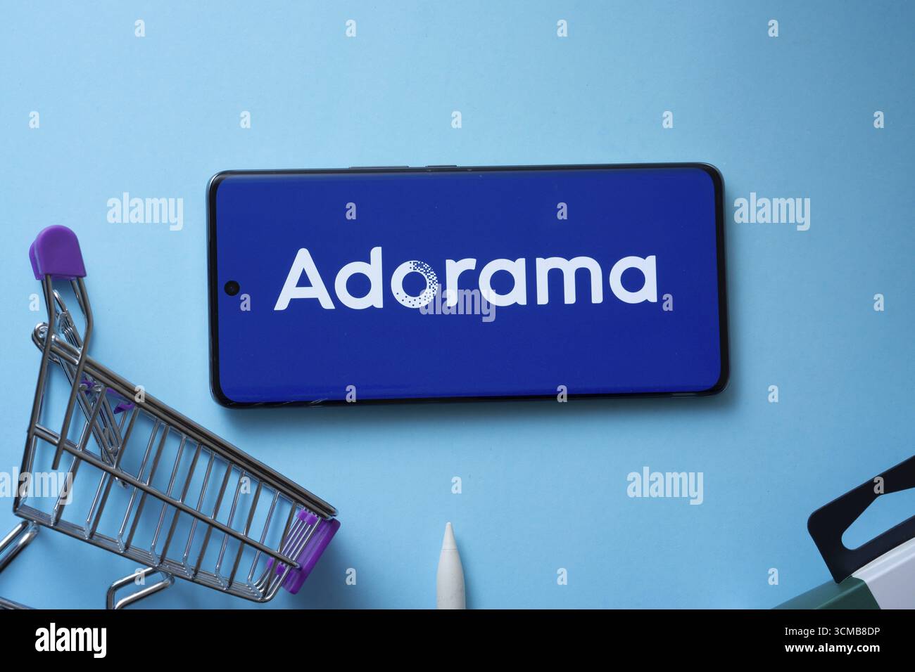 Dhaka, Bangladesh- 03 July 2025: Smartphone displaying Adorama logo ...