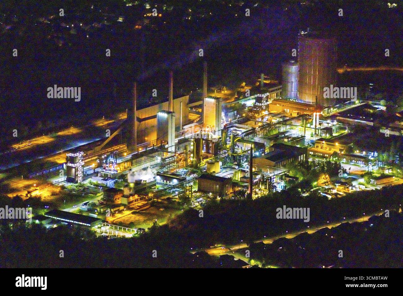 Aerial view, Prosper coking plant, Boy, Bottrop, Ruhr area, North Rhine ...