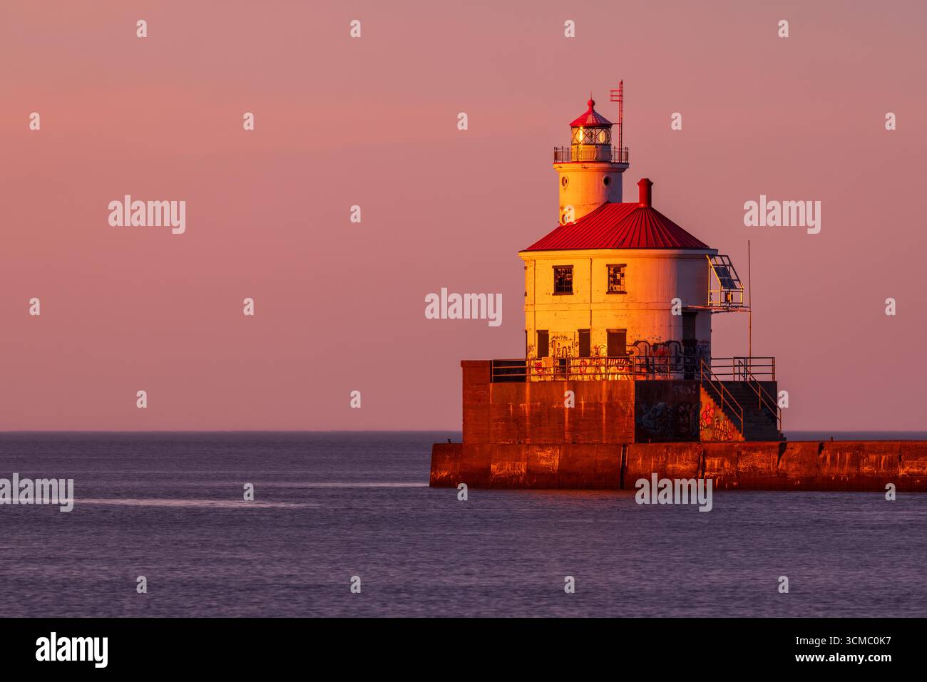 Wisconsin Point - A breakwater lighthouse on Lake Superior. As of July ...