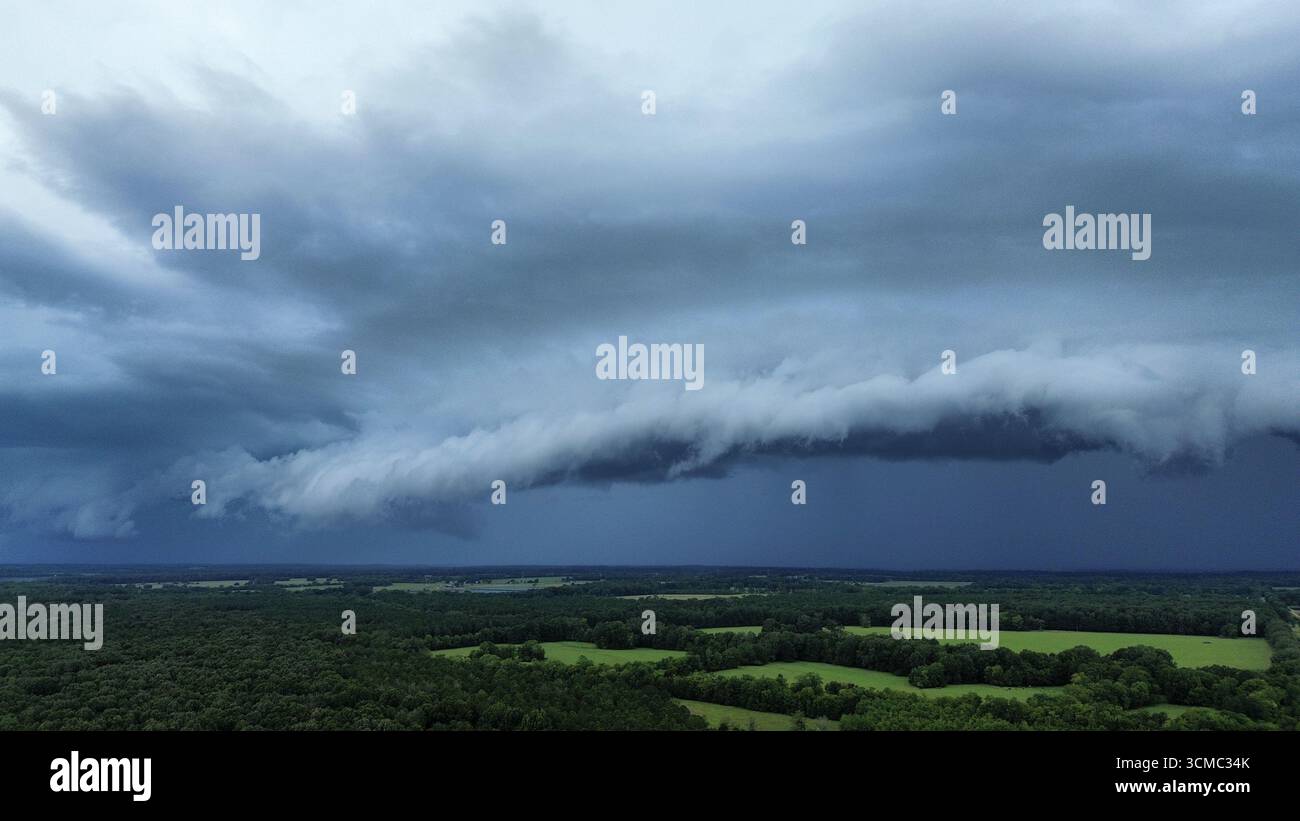 Alabama Shelf Cloud Stock Photo