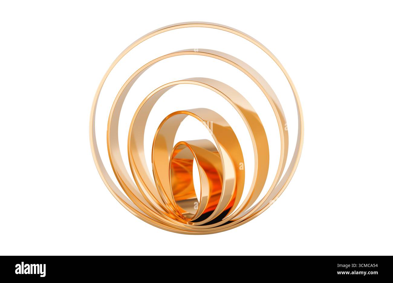 Nested Rings Geometry White geometric rings background loop hi-res stock photography and ...
