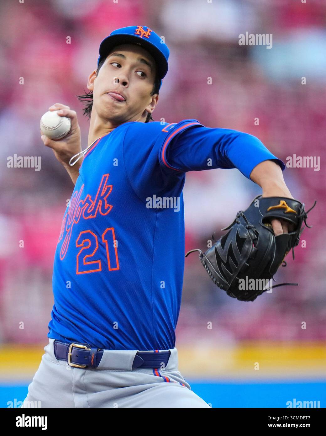 New York Mets Pitcher Jonah Tong Throws During A Baseball Game Against The Cincinnati Reds New York Mets Pitcher Jonah Tong Throws During A Baseball Game Against The Cincinnati Reds Saturday Sept 6 2025 In Cincinnati Ap Photojeff Dean 3CMDET7