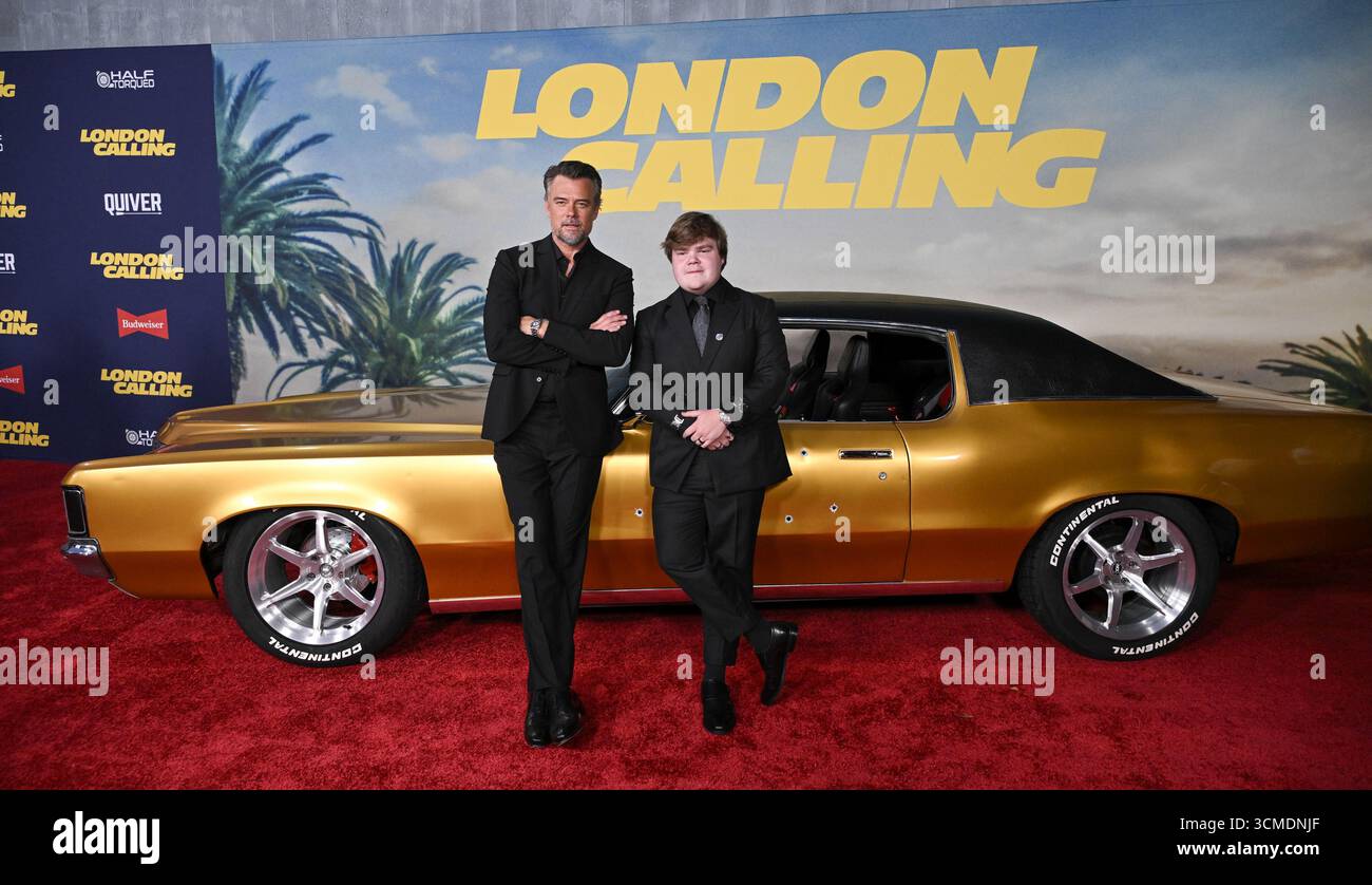 Josh Duhamel and Jeremy Ray Taylor arriving to ‘London Calling’ Los ...