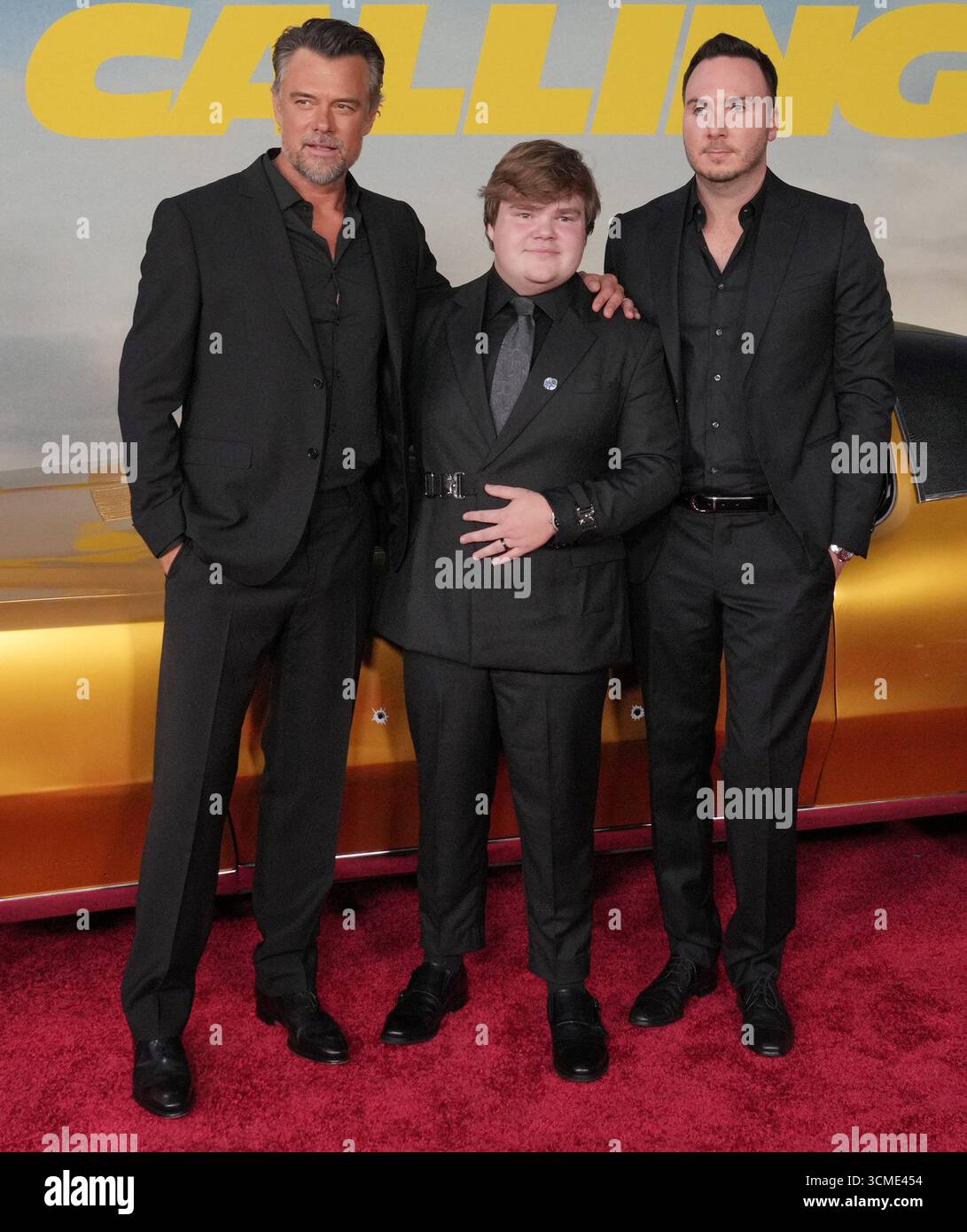 (L-R) Josh Duhamel, Jeremy Ray Taylor and Allan Ungar at the LONDON ...