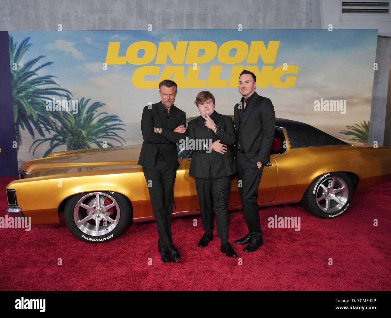 (L-R) Josh Duhamel, Jeremy Ray Taylor and Allan Ungar at the LONDON ...
