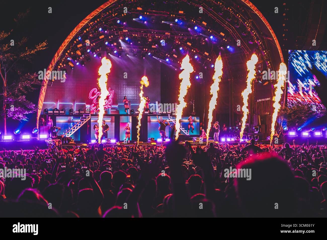 Dhenmark Rapper Skanderborg, Denmark. 06th, August 2025. The American rapper 50 Cent ...