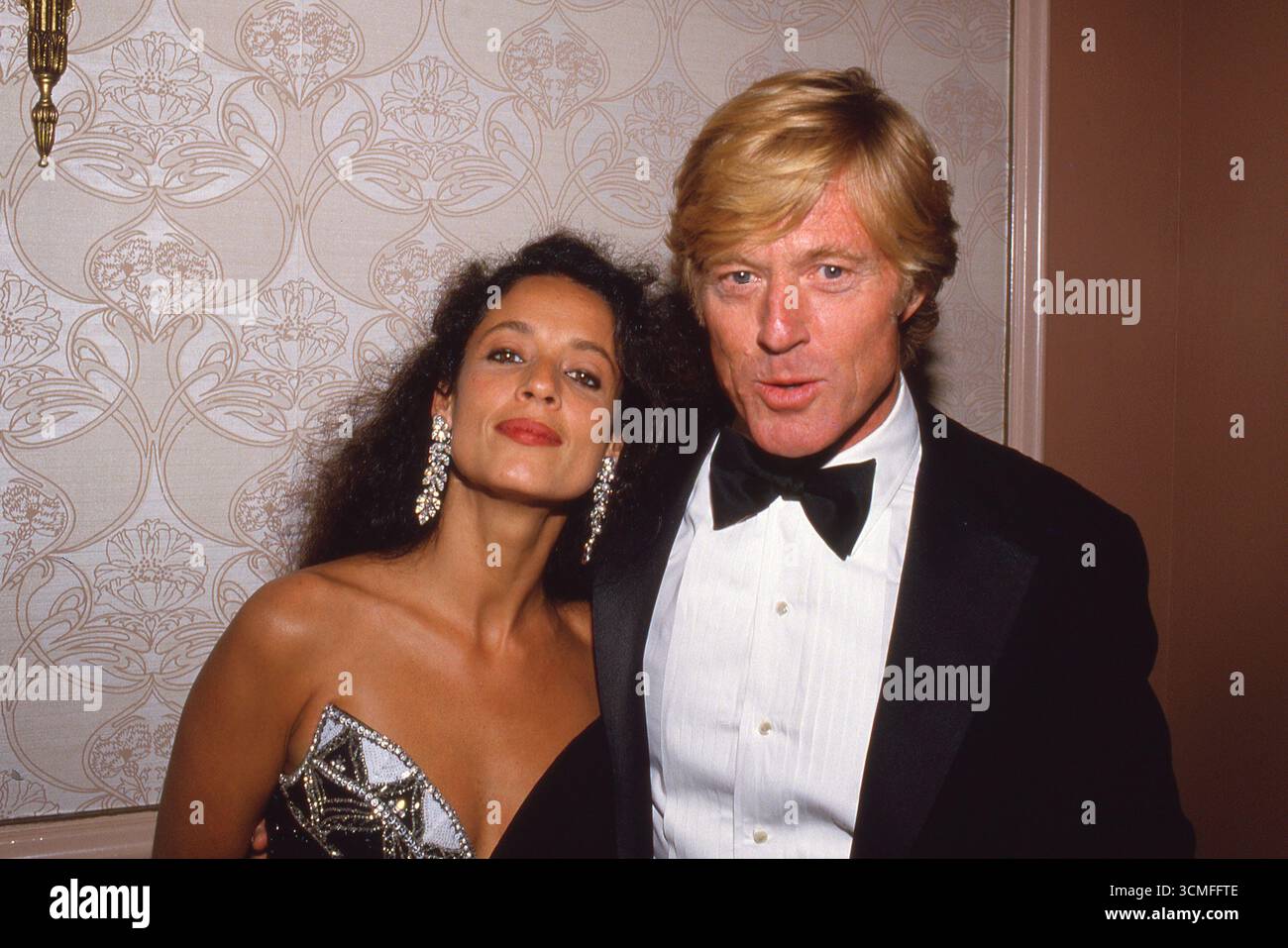 Sonia Braga and Robert Redford July 1987 Credit: Ralph Dominguez ...