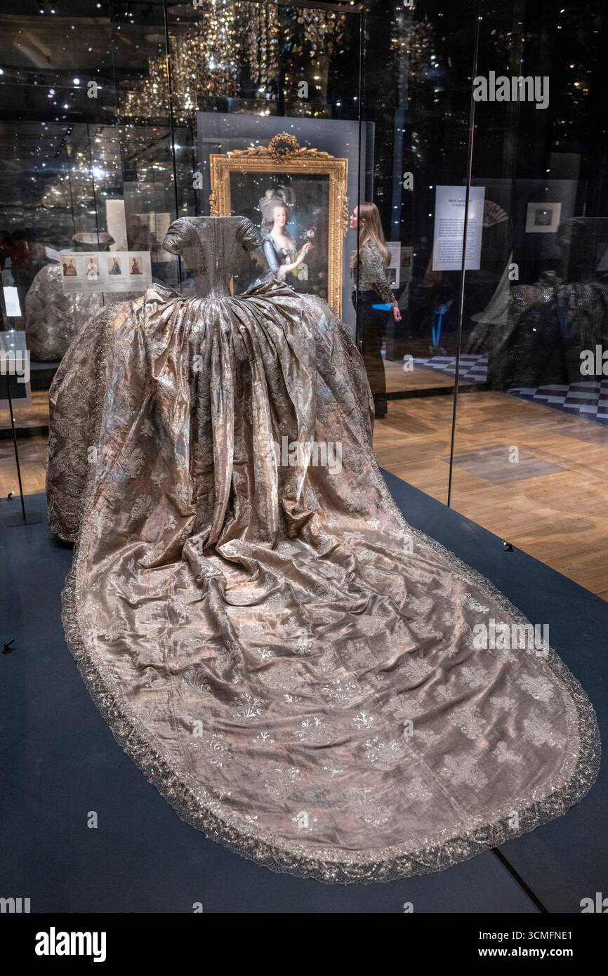 EMBARGOED until 00.01 17 Sept. 2025]. London, UK. 16 September 2025. 'Wedding  gown of Duchess Hedvig Elisabeth Charlotta (1759-1818)' by Unknown maker,  1774, at a preview of Marie Antoinette Style, the UK's
