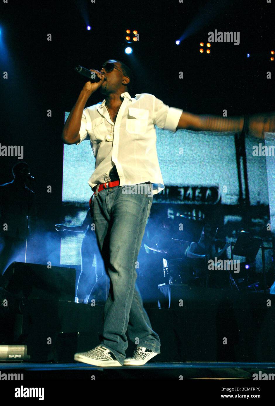 Kanye West performing live at the NEC in Birmingham - 28 February