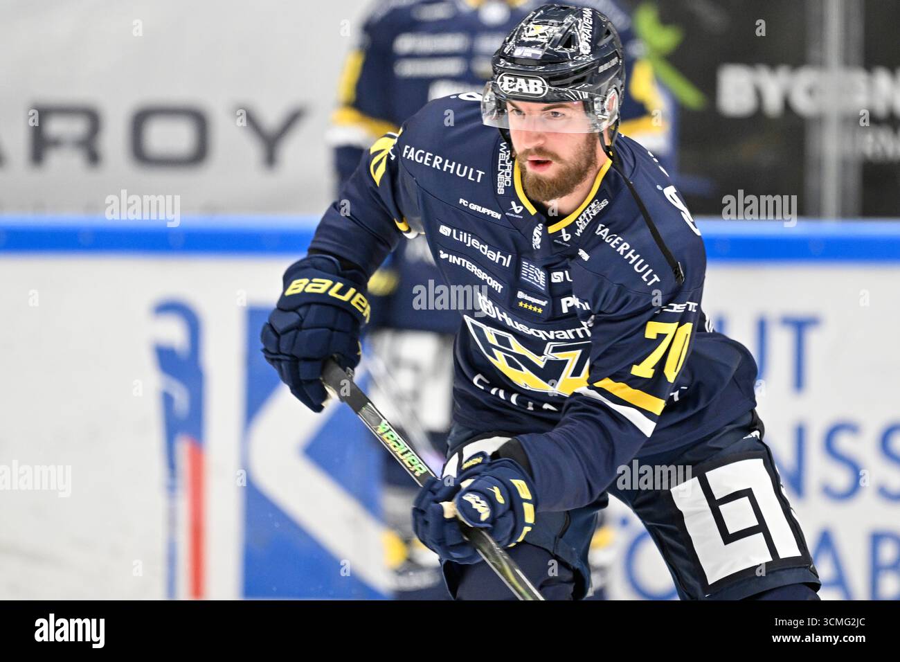 JÖNKÖPING , SVERIGE 20250913 Hv71:s Lukas Rousek under lördagens ...
