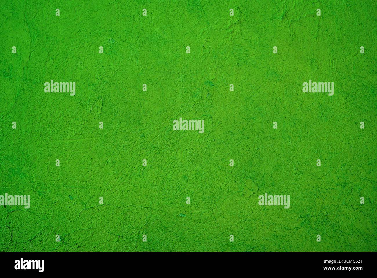 Green Colored Old Wall Texture Background Stock Photo