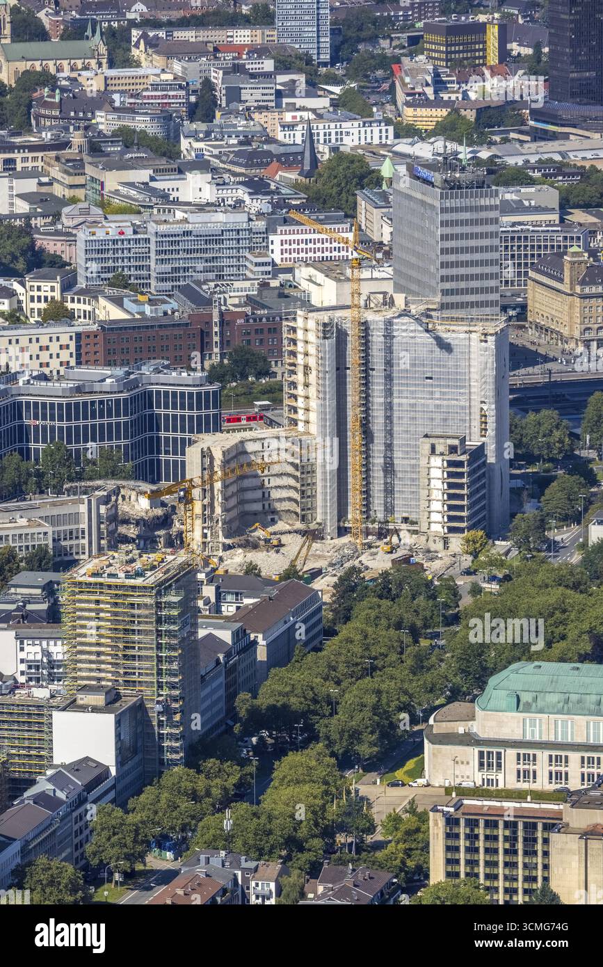 Who Rwe Building For Aerial view, demolition Ypsilon-Haus of RWE headquarters Essen in the ...