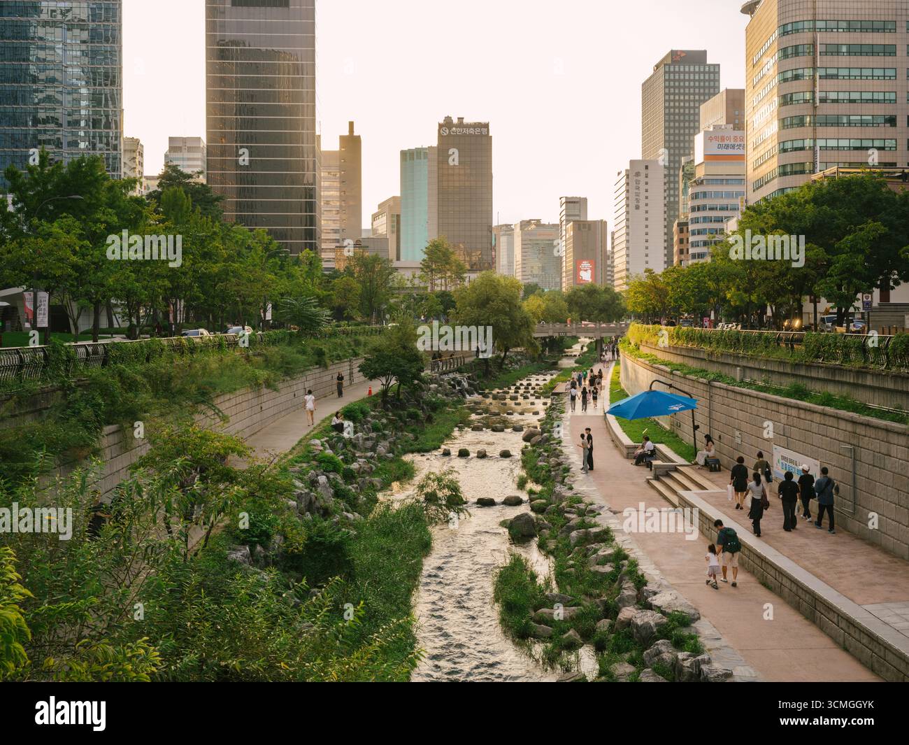 Picture of Cheonggyecheon Stream is an 11 km-long stream that runs through ...