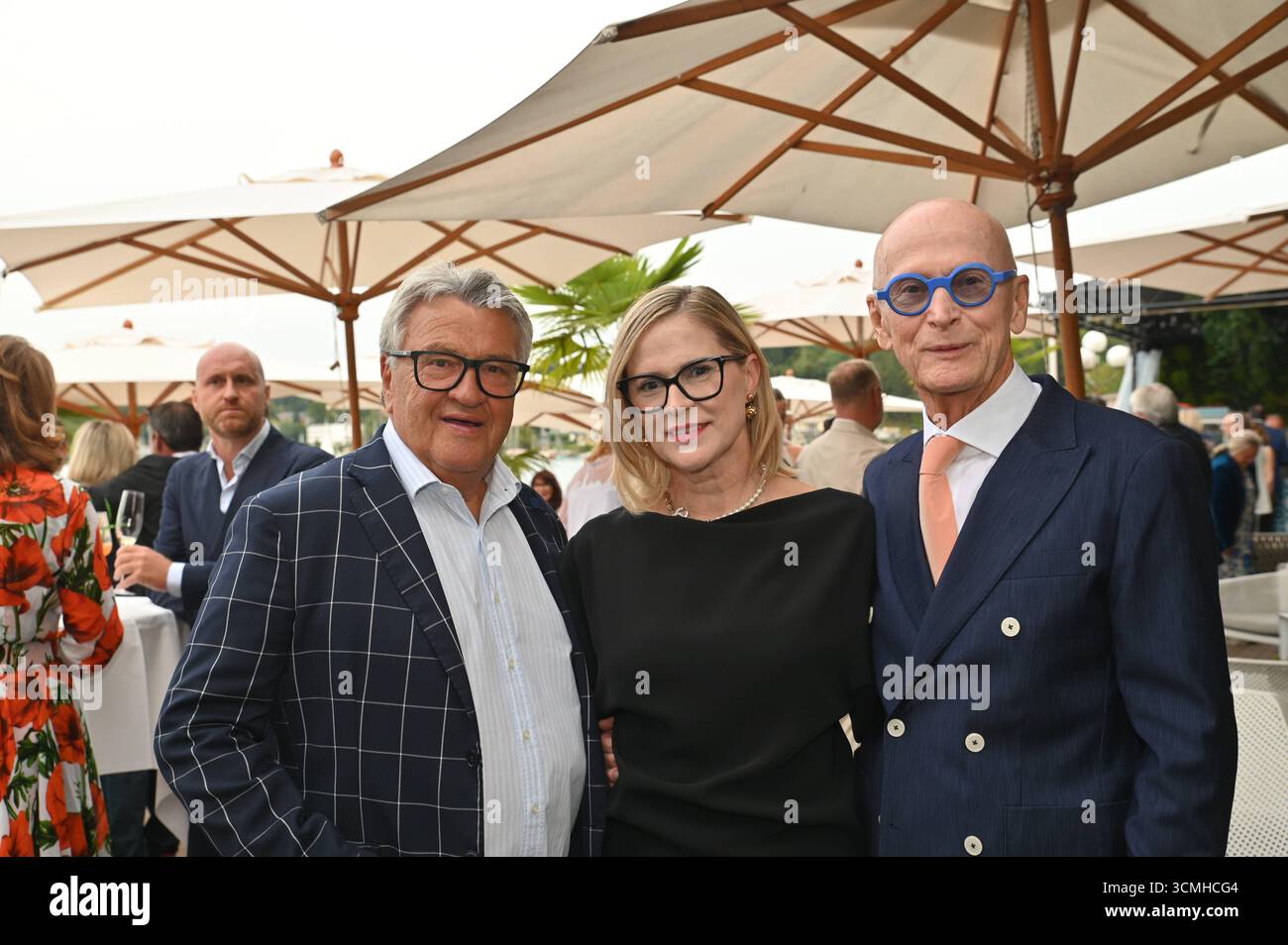 Rainer Husar, Kurt Mann mit Freundin Renata, Otto Retzer, Fest zum 80 ...