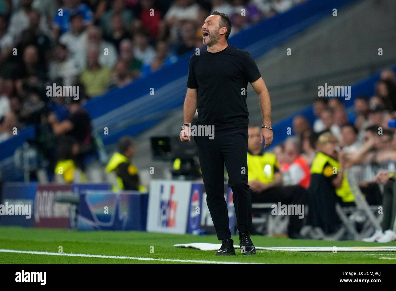 Roberto De Zerbi head coach of Olympique Marsella during the UEFA ...