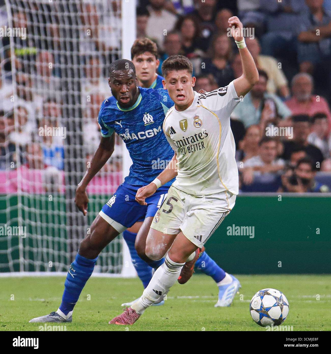 UEFA Champions League soccer match Real Madrid vs Olympique Marsella at ...