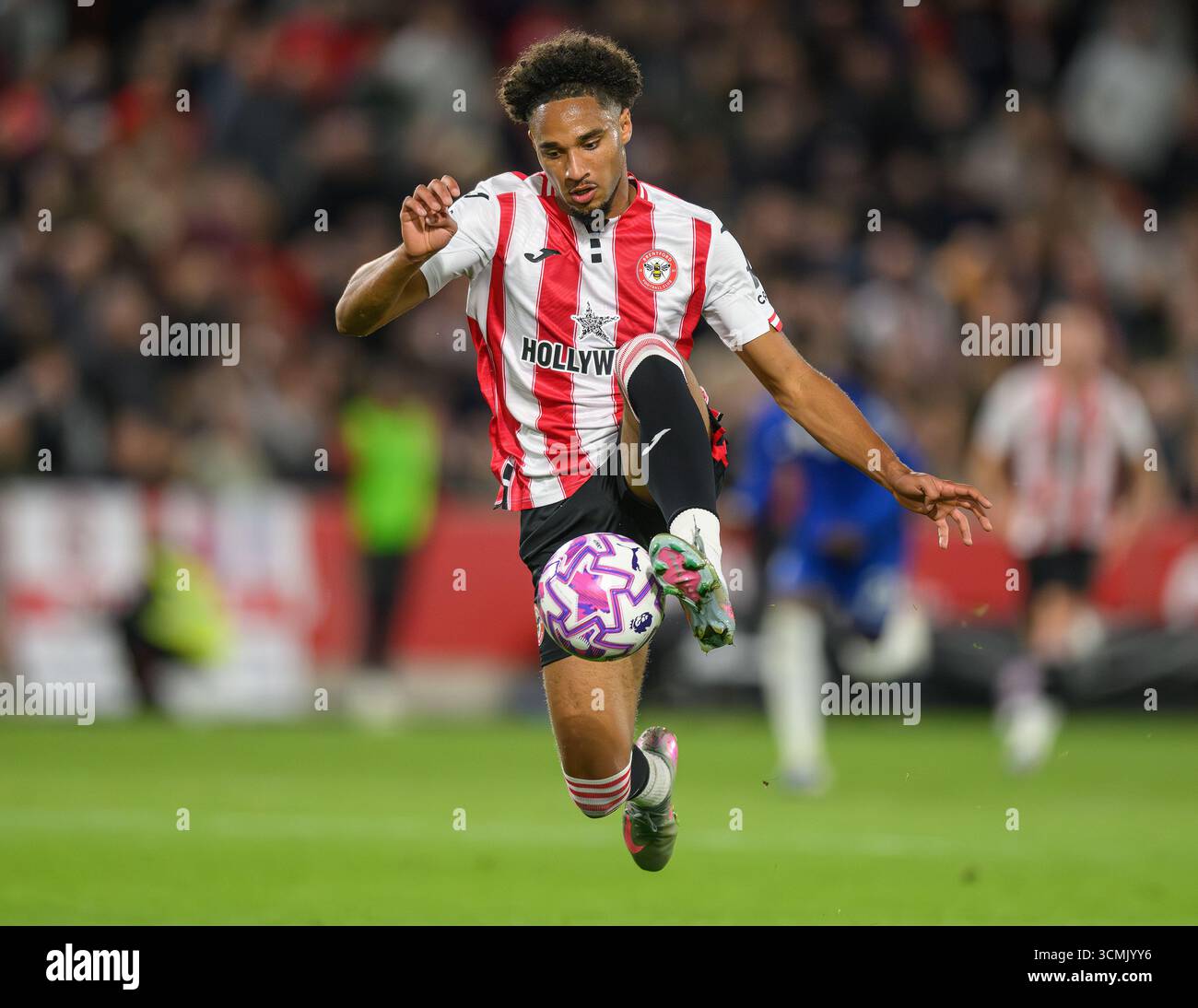 London, UK. 13th Sep, 2025. Brentford v Chelsea - Premier League - Gtech Community Stadium. Brentford's Kevin Schade in action. Picture Credit: Mark Pain/Alamy Live News Stock Photo