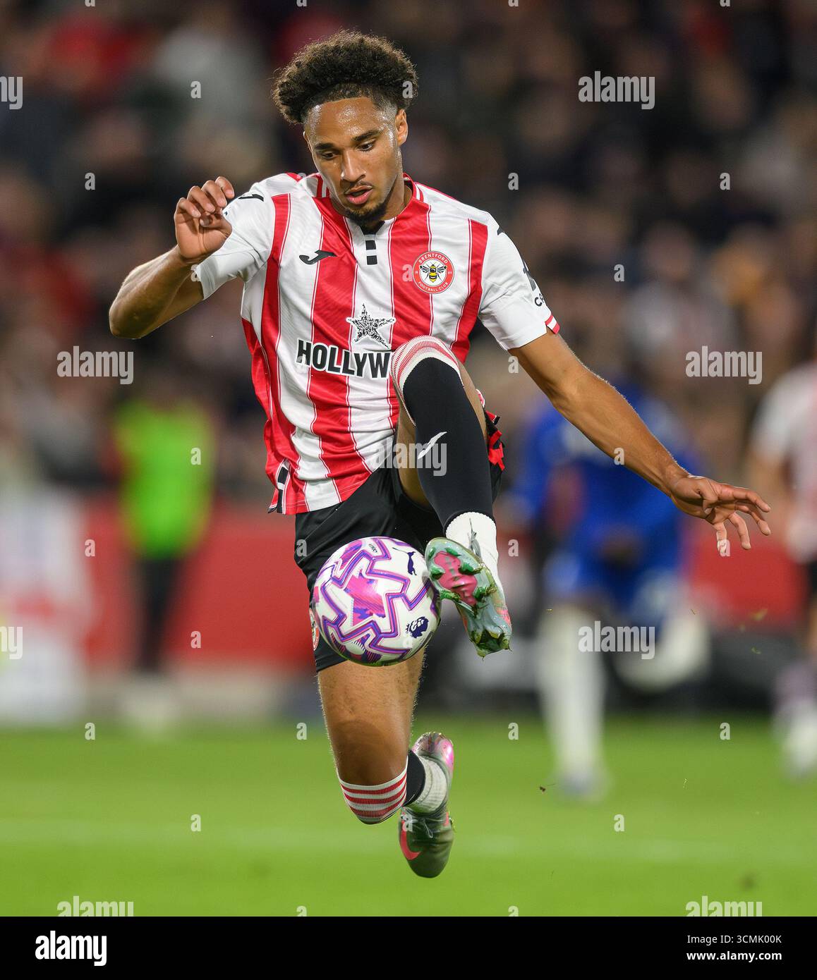 London, UK. 13th Sep, 2025. Brentford v Chelsea - Premier League - Gtech Community Stadium. Brentford's Kevin Schade in action. Picture Credit: Mark Pain/Alamy Live News Stock Photo