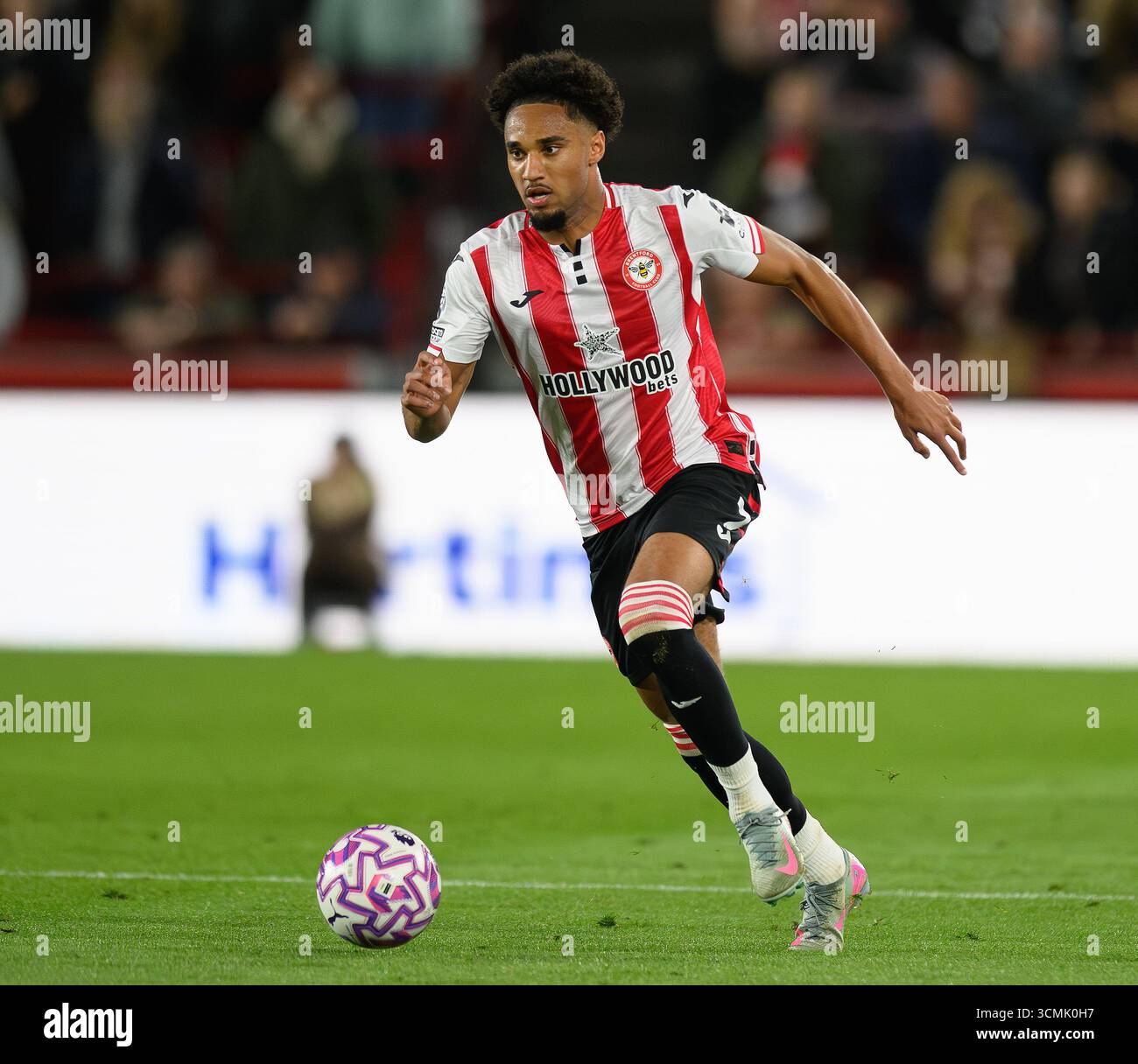 London, UK. 13th Sep, 2025. Brentford v Chelsea - Premier League - Gtech Community Stadium. Brentford's Kevin Schade in action. Picture Credit: Mark Pain/Alamy Live News Stock Photo