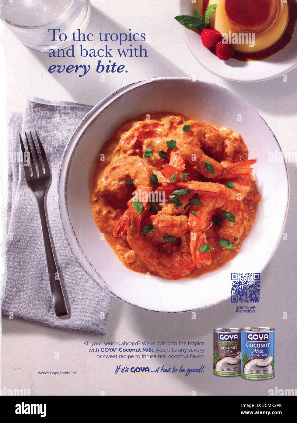 Lifestyle and Travel Magazine Advert, USA, September 2025 Stock Photo
