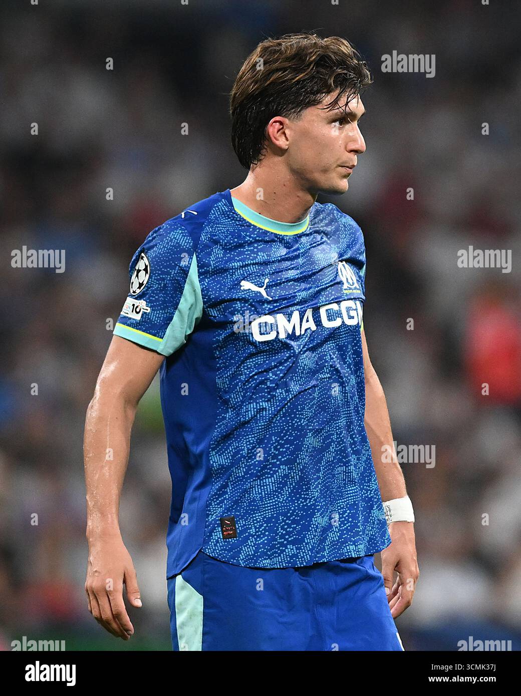 Olympique de Marseille's Leonardo Balerdi during Champions League 2024/ ...