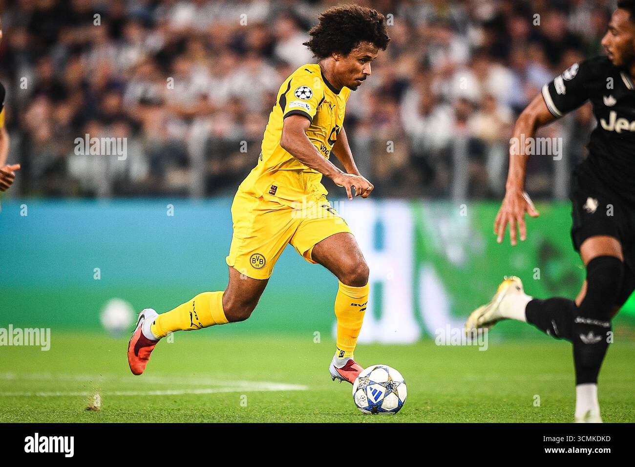 Adeyemi Running Karim ADEYEMI of Borussia Dortmund during the UEFA Champions League ...