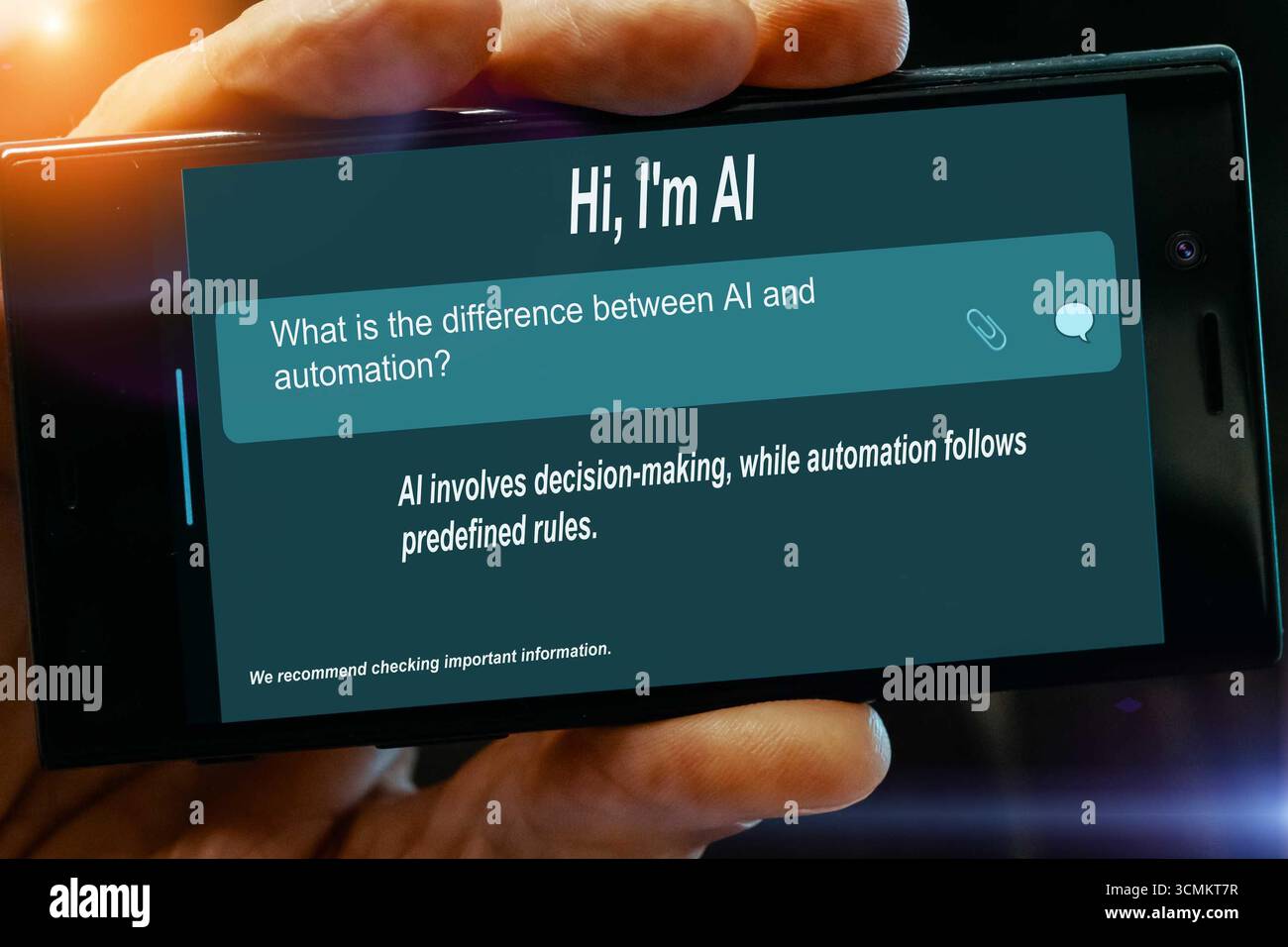 What is the difference between AI and automation? Question for AI on ...