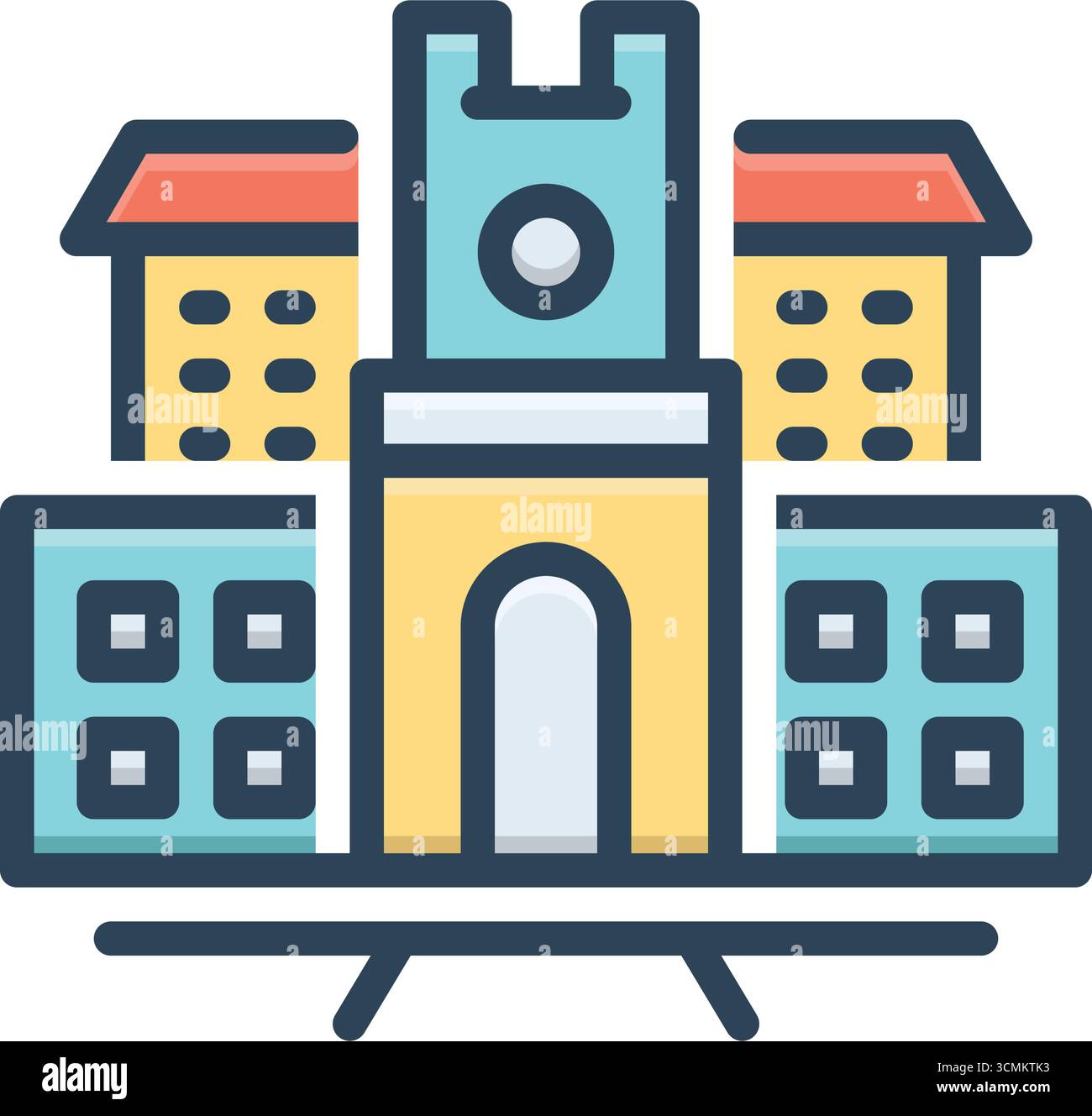 Icon for campus, educational institution Stock Vector Image & Art - Alamy