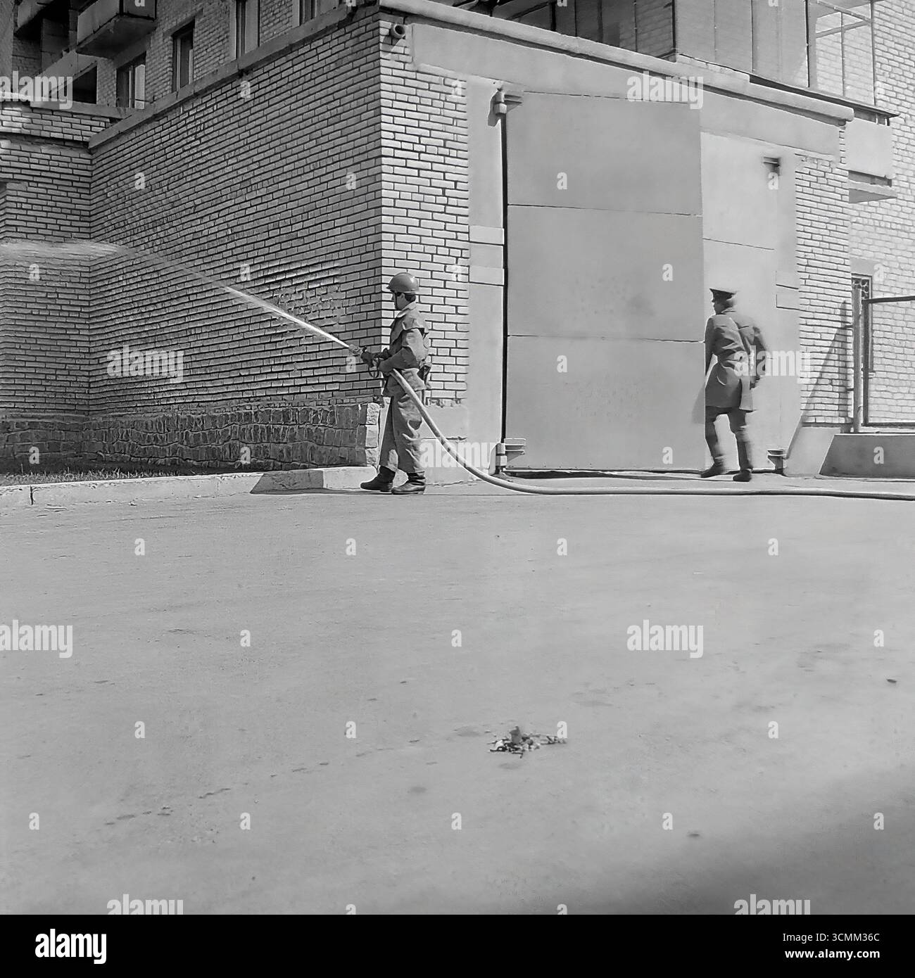 This archival photograph from the 1970s-1980s captures a moment from a ...