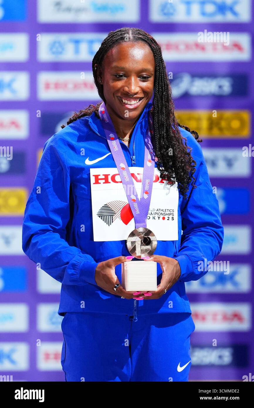 Tokyo, Japan. 16th Sep, 2025. Grace Stark (USA) Athletics World
