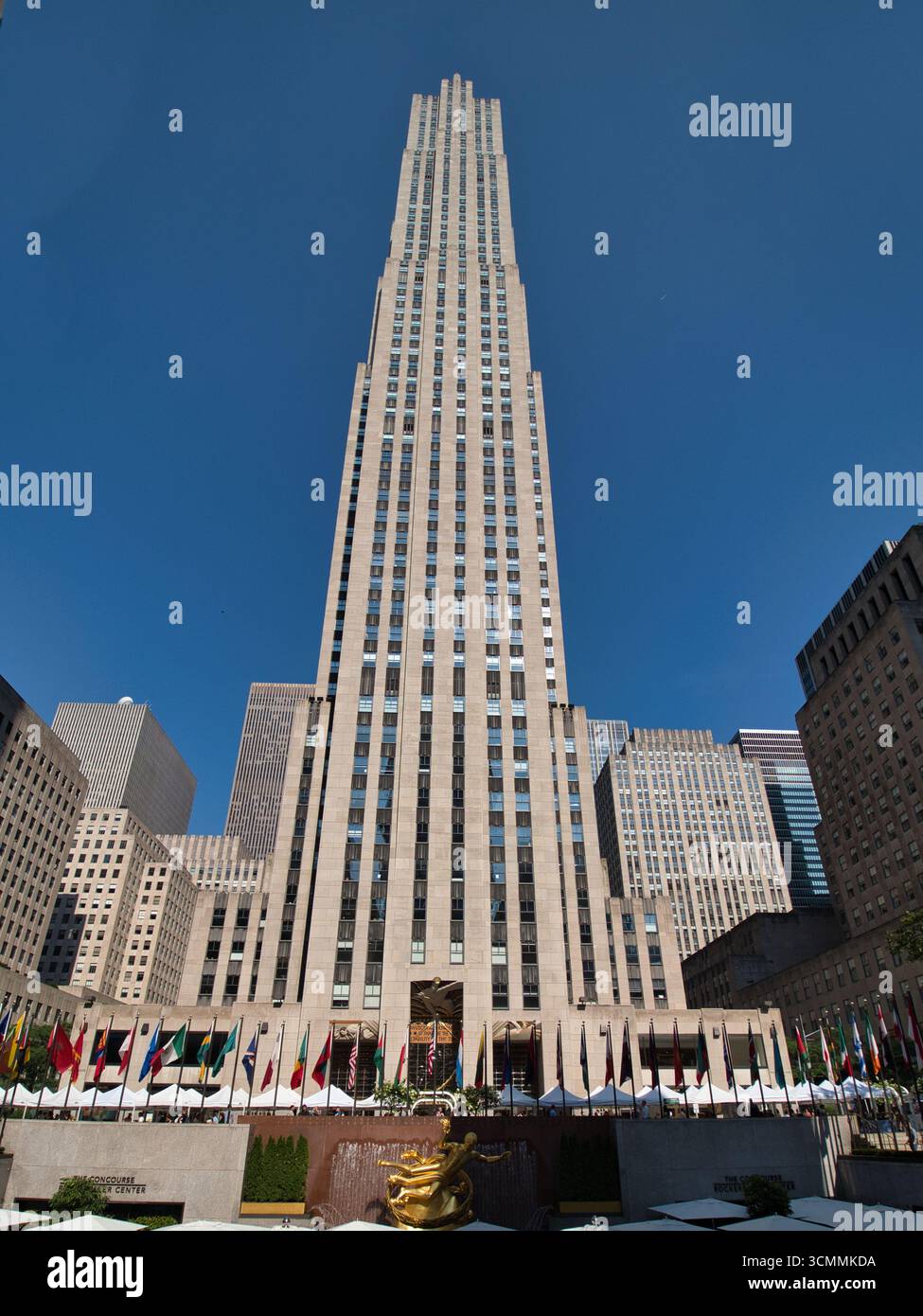 Rockefeller Center and Plaza - The iconic 30 Rockefeller Plaza building ...