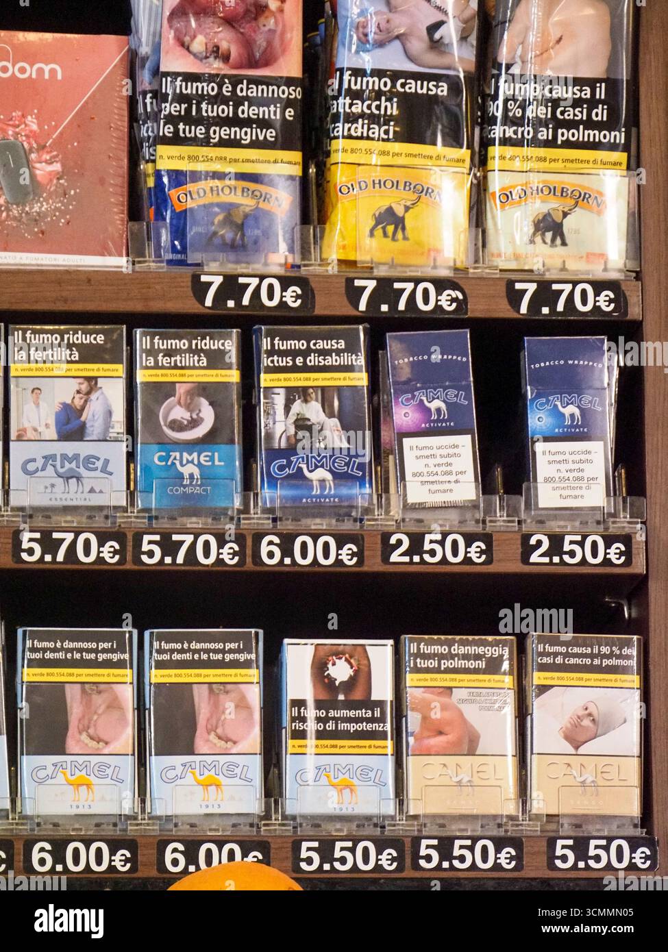 cigarette prices italy 2025 Cigarette prices hi-res stock photography and images