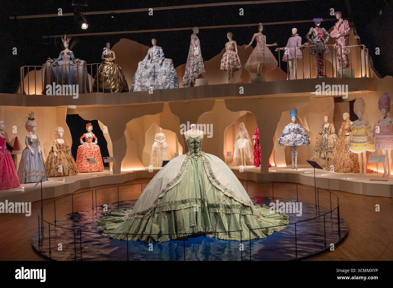 Marquise Masque gown, designed by John Galliano for Christian Dior, Spring  1998. Marie Antoinette inspired many leading designers whose gowns are  shown here at the end of the exhibition Stock Photo - Alamy
